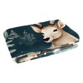 Christmas elk Cozy Microfiber Custom Blanket Soft and Warm Printed