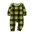 thumbnail image 1 of Moonsky| 2026 Christmas Family Flannel Pajamas Matching Set Christmas Print Long Sleeve Tops and Plaid Pants Sleepwear Soft for Winter 9 Months, 1 of 2