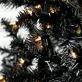 Holiday Time Prelit 300 Clear Incandescent Lights, Madison Pine Black Artificial Christmas Tree