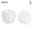 White, variant on 12pcs 3.8mm Colorful Soft Rubber Headphone Silicone Ear Tips Ear pads cushion Earbuds In-ear Earphone BLACK&GREEN M