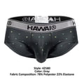 thumbnail image 4 of HAWAIR 42580 Microfiber Briefs Color Gray Size XL, 4 of 5