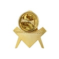 thumbnail image 2 of PinMart Gold Masonic Symbol Compass Enamel Lapel Pin - 10 Pack, 2 of 2