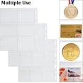 thumbnail image 4 of 3 Pieces 3 Style Award Medal Binder Pages Organizer Storage Display PVC Plastic Storage Bags 6-Pocket 9-Pocket 12-Pocket for Storage in Folder Badge Ring-Binder Credit Cards Photo DIY, 4 of 7