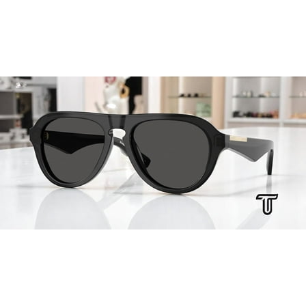 BURBERRY BE4437U 411287 Grey Dark Grey 55 mm Men's Sunglasses