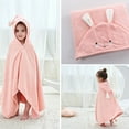 thumbnail image 5 of BULLPINAO Baby Hooded Towel with Animal Design Ultra Soft Soft and Absorbent Baby Bath Towel for Newborn, 5 of 8