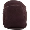 thumbnail image 3 of SNUGRUGS Men's Rubber Sole Suede Sheepskin Moccasin Slippers - Dark Brown - US 16, 3 of 7