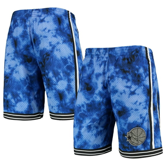 Men's Mitchell & Ness Royal Golden State Warriors Hardwood Classics 1995 Galaxy Swingman Shorts
