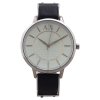 thumbnail image 1 of AX5309 Stainless Steel and Black Leather Strap Watch by Armani Exchange for Women - 1 Pc Watch Armani Exchange Armani Exchange, 1 of 3
