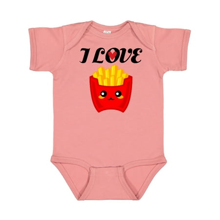 

Inktastic Fry Lover I Love French Fries Gift Baby Boy or Baby Girl Bodysuit