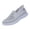 Gray, variant on Willtoo Men's Slip On Loafers Mesh Breathable Orthopedic Comfort Casual Walking Shoes Arch Support Cushion Light Shoe Outdoor Sneaker