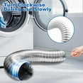 thumbnail image 6 of Detetap Dryer Vent Cleaner Kit - Household Cleaning Supplies, Dryer Lint Brush, Refrigerator Long Coil Brush, Flexible Lint Remover, Pet Hair Remover Home Essential Cleaning Tool,2 Pack, 6 of 11