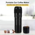 thumbnail image 2 of Electric Coffee Maker, USB/Cigarette Lighter Portable Self-Heating Coffee Machine with Reusable Coffee Capsule, Suitable for Car, Home, Office (Black), 2 of 5