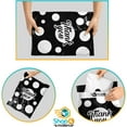 thumbnail image 4 of Shop4Mailers 10x13 Black and White Polka Dot Thank You Poly Bag Mailer Envelopes 2 Mil (100 Pack, Black), 4 of 6