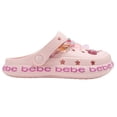 thumbnail image 5 of bebe Girls EVA Clogs – Lightweight Slip-On Shoes with Charms for Kids, 5 of 11