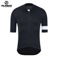 thumbnail image 3 of YKYWBIKE - Maillot de ciclismo para hombre, manga corta, ropa de ciclismo de montaña, color negro, ropa de verano, camiseta profesional para carreras de montaña, 3 of 5