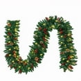 thumbnail image 2 of 4Pcs 10ft Christmas Garland with Berries & Cones, Built-in Timer and Rich Textures for Festive Decor, 2 of 8