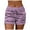Purple, variant on BOBOGOJP Women Shorts Clearance Fashion Women Drawstring Casual Pocket Loose Printed Sports Shorts Pants (Green,L)