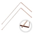 thumbnail image 3 of 2Pcs 99.9% Copper Probe Rod Metal Detector Rod Divining Dowsing Rods For Water Treasure Gold Lost Items Finding Tools - Random color, 3 of 7