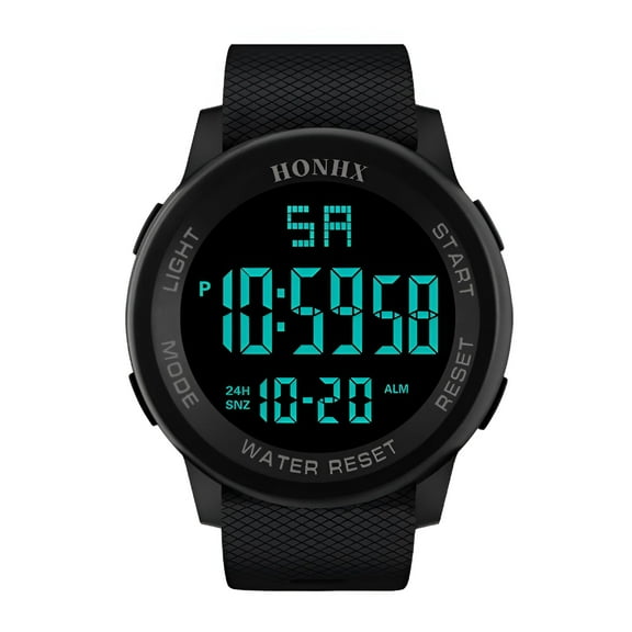 DESIGNICE Men's Watches,Analog Watch,Mens Digital Watch,Military Watches for Men,Cyan Men's Watches,Luxury Brands Men Watch,Sport Wrist Led Military Digital Waterproof Analog Men's Watch