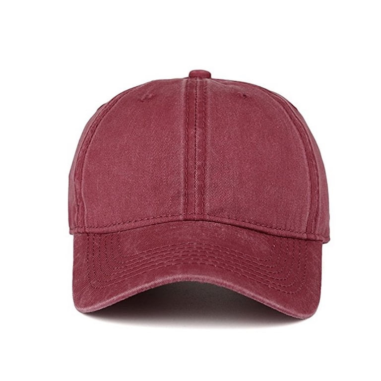 Washed Cotton Twill Adjustable Baseball Cap NEW Plain Classic Washed Cotton Twill Low Profile Adjustable  main image 4