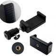 thumbnail image 2 of Mobile Phone Fixing Clip 2 In 1 Clips 1/4 Screw Interface Universal Screw Interface Ball Type Bracket Portable Phones Clamp Holder Hot Shoe Screw Adapter, 2 of 8