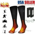 thumbnail image 1 of Men Women Battery Socks Rechargeable Electric Socks,Unisex Battery Powered Heat Insulated Socks Kit Winter Warm Thermo Heating Socks,Chilly Feet Battery Sock Skiing Biking Hunting Foot Warmer Socks, 1 of 12