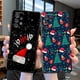 thumbnail image 2 of Feliz Navidad alce Santa sombrero Funda Coque Funda para Samsung Galaxy S23 S22 S21 S20 FE S10 S10E S9 S8 PLUS ULTRA Funda Capa, 2 of 4