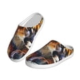 thumbnail image 2 of Lsque Abstract Lion Painting Pattern Womens Comfort Cotton on Scuff With Memory Foam and Anti-skid Sole Slipper-37/38, 2 of 7