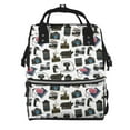 thumbnail image 1 of Fotbe Cool Camera Mochila Maternidad - Lona de Sarga Impermeable, Mochila de Pañales de Gran Capacidad con Múltiples Bolsillos y Correas Ajustables, 1 of 6