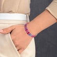 thumbnail image 4 of 1PC Color Cuerda Tejida Pulsera Ajustable Boho Surfer Pulsera para Hombres Mujeres Cuerda Delgada Cuerda Hecha a Mano Playa Pulsera Colorida Pulsera Bohemia, 4 of 4