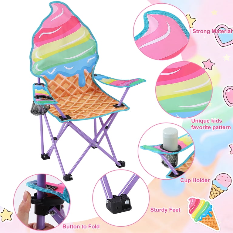 Hengguang Kids Folding Camping Chair with Cup Holder photo 3