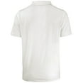 thumbnail image 3 of Men's Cutter & Buck  White SMU Mustangs Vault Prospect Textured Stretch Polo, 3 of 3
