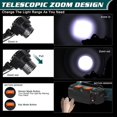 thumbnail image 3 of Linterna frontal LED ZHAOCHENG recargable 2000 lúmenes 7 modos, 3 of 5
