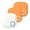 2 Orange 1 White, variant on Mini Key Tag Finder Anti Lost Reminder Smart Tracker For Tracker For Child Wallet ,Providing Reminders At Any Time