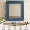 thumbnail image 3 of 24" x 27" Wall Mounted Bathroom Cabinet with Mirror and Easy Assembly - Quick to Set Up in Bathroom, 3 of 6