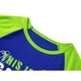 thumbnail image 2 of Topgal Little & Big Boys Trendy 2-Piece Pajamas Neon Green Gamer Kids' Comfy Long Sleeve Pant Nightwear Set Size 16, 2 of 7