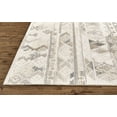 thumbnail image 4 of Weave & Wander Palatez 24" x 36" Gradient Diamond Wool Accent Rug in Ivory, 4 of 5