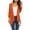 Orange, variant on Cardigan for Women's Plus Size Summer Casual 3/4Sleeve Fashion Comfortable Pockets Solid Color Cardigan Top Blouse Party on Clearance