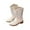Beige, variant on Boots for Girls Cowboy Boots Pointed Toe Side Zipper Classic Embroidery Boots for Big Kids Outfit Footwear Casual Loose Fit Daily Wear