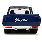 1972 Datsun 620 Pickup Truck Blue Metallic and Cream JDM Tuners Series 1/24 Diecast Model Car by Jada