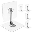 thumbnail image 1 of OFFIGAM 5Sets High Efficiency Plated Silver Furniture Safety Straps No Drill for Secure Home Use Antitip Protection, 1 of 8