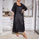 thumbnail image 1 of Conjunto de pijama de 2 piezas para mujer camisón de salón suave traje elegante para el hogar para mujer, 1 of 8