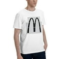 thumbnail image 2 of Mcdonald'S Logo Men'S Basic Short Sleeve T-Shirt Fad White 5x-Large, 2 of 8