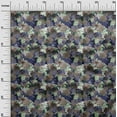 thumbnail image 3 of oneOone Polyester Spandex Blue Fabric Abstracts Fabric For Sewing Printed Craft Fabric By The Yard 56 Inch Wide, 3 of 5