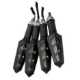 thumbnail image 3 of 4Pcs Turn Signal Indicator Light for Motorcycle with 3000K Color Temperature 12.3X3CM, 3 of 9