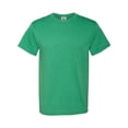 thumbnail image 2 of COUVER Durable High Density Cotton Heavyweight T Shirt Retro Heather Green Large (Mens), 2 of 5