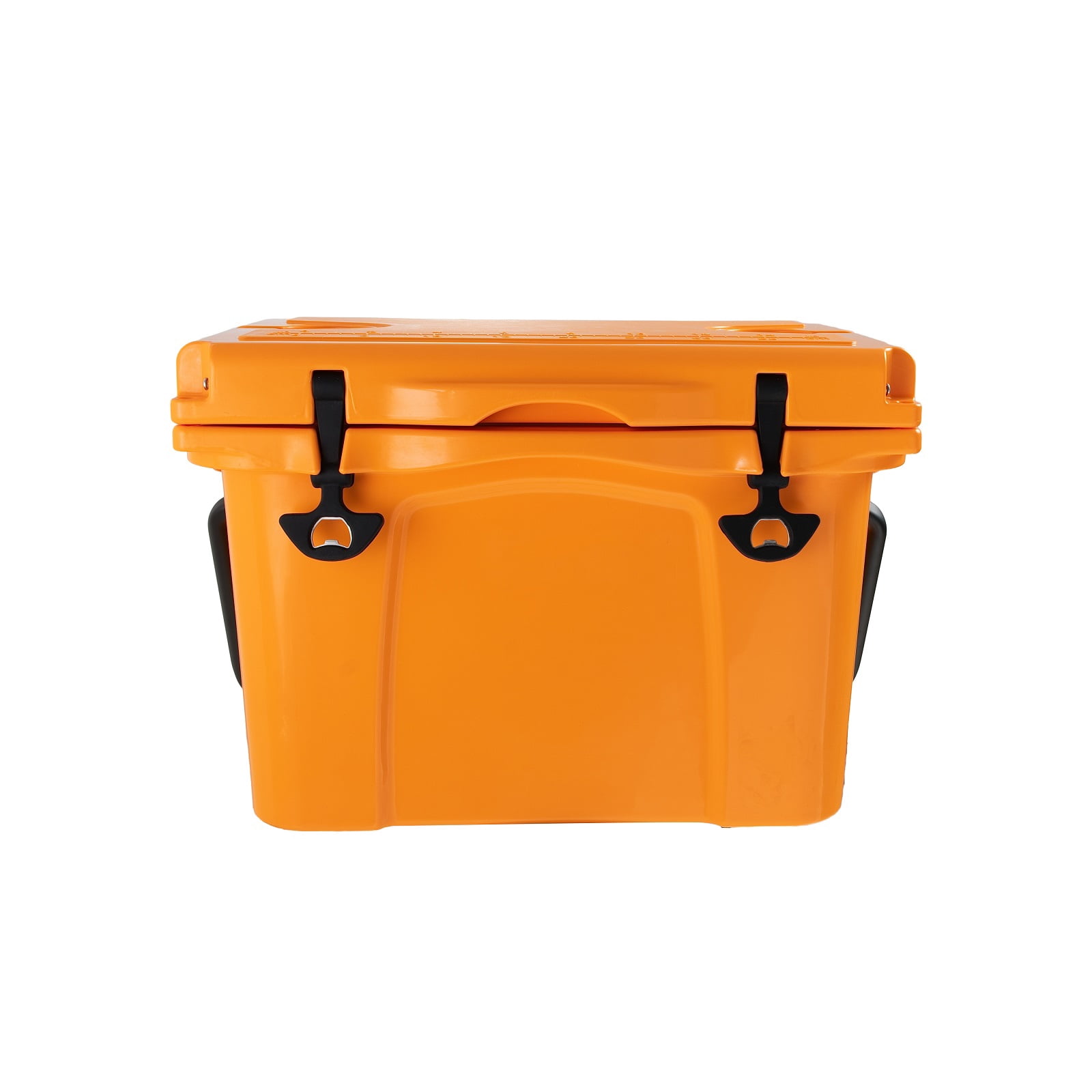 25QT Portable Insulated Hard Cooler with Bottle Opener, Cup Holder and Built-in Ruler, Ideal for Travel, Beach, Camping and Fishing