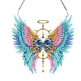 thumbnail image 5 of ARTopod 4PCS DIY Dot Diamond Pendant Diamond Art Painting Colorful Wings Creative Design Home Decoration Pendant (Single Side Dot Diamond)-LY607+LY608+LY609+LY610, 5 of 12