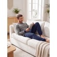 thumbnail image 6 of GIRUNS Men's Pajamas Set Long Sleeve Sleepwear Jogger Pants Soft Loungewear with Pockets Navy Blue L, 6 of 7