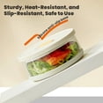 thumbnail image 4 of Durable Glass Food Storage Container With Lid Heat Resistant Microwave Bowl, 4 of 8